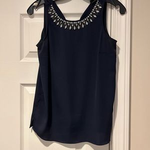 White House Black Market navy shell